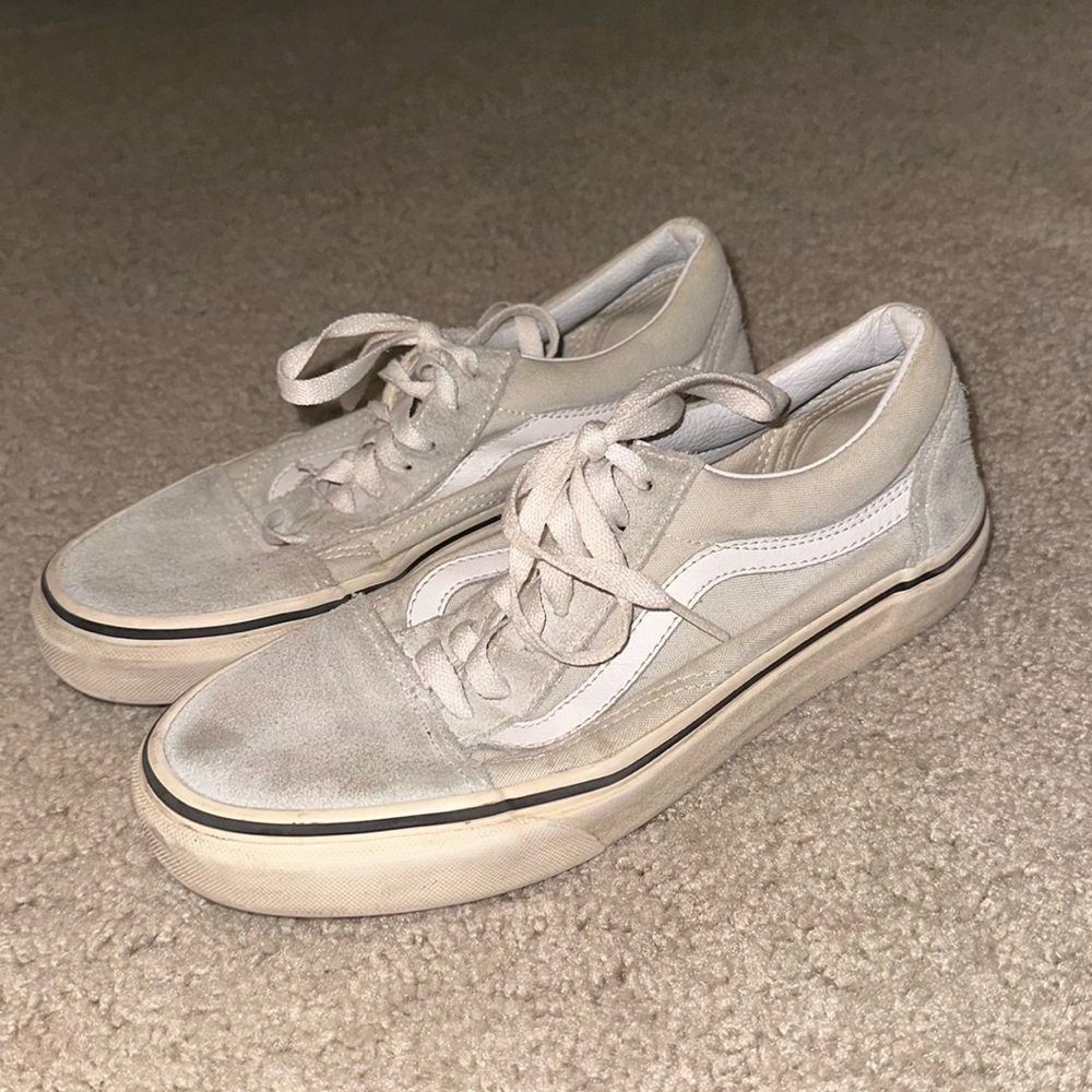 Vans light teal sneakers